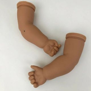 Vintage Large Doll Baby Arms Legs Hard Plastic Set Chubby PARTS REPAIR Restore 3