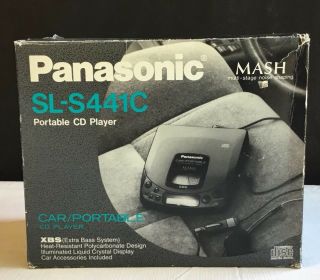 Panasonic Sl - S441c Portable Cd Player Xbs Rare