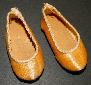 Vintage Madame Alexander Pink Satin Shoes Slipper