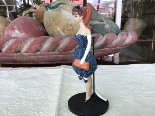 Vintage Mattel Enesco Barbie GAY PARISIENE FIGURINE 2