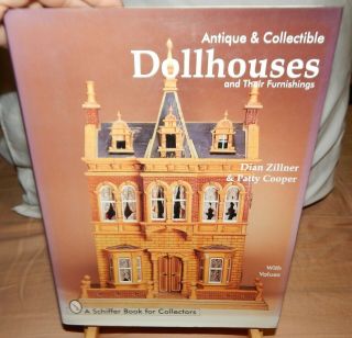 1998 Antique & Collectible Dollhouses Hardcover Book - Values Zillner & Cooper