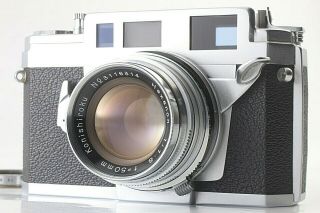 " Rare Top " Konica Iiia 3a Rangefinder Film Camera [50mm F1.  8 Lens ] Japan