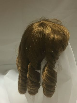 Vintage Size 8 - 9 (synthetic Copper Doll Wig For Vintage Antique Doll