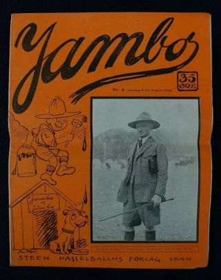 1924 - 2nd World Scout Jamboree - Official Camp Newspaper 4 - Denmark - Rare