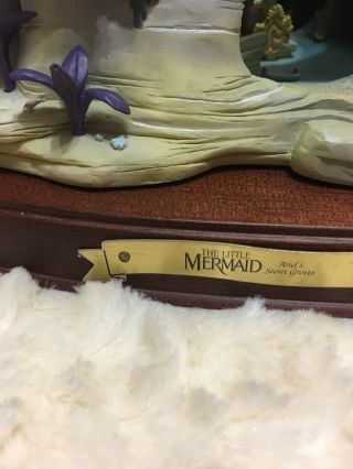 WDCC Enchanted Places Little Mermaid Enchanted Grotto Ariel Rare Has 2 Candles 2