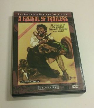 Top Rare Dvd Wild East A Fistful Of Trailers Limited Edition 2000 Nmint Like