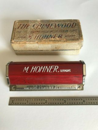 Rare Vintage Chimewood Harmonica With Violin Tone - Made In Germany - M.  Hohner
