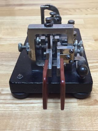 Rare Vintage J.  E.  Albright Licensed Telegraph Key Number 720 3