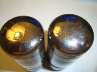 One Matched Pair 5AR4 Tubes By Philips,  A Rare Brown Base Pair,  - In - Box 3