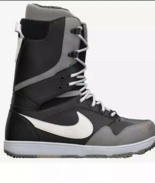 Nike Zoom Danny Kass Dk Snowboard Boot Sz 10 407642 - 010 Grey Black Rare