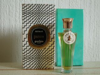 Vintage Very Rare Guerlain Parure 7 Ml Perfume Bottle Mib Parfum