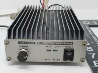 Rare Kenwood Vb - 50 1200 Mhz Fm Power Amplifier For Ham Radio 1.  2 Ghz