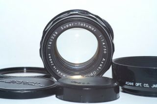 [Rare 8 Element] Pentax - Takumar 50mm F1.  4 [Excellent,  ] from JAPAN 3