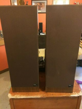 Pair Rare Heathkit As - 1230 Floorstansing Speakers - 12 " 3 Way - Jbl Made Drivers - Vgc