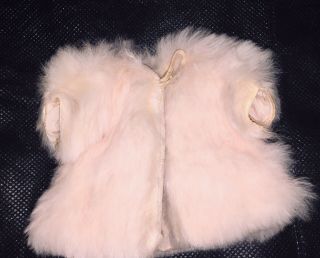 Cute Vintage 1950s Vogue Ginny Pink/white Due Coat