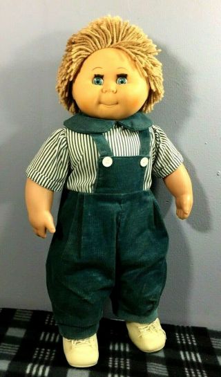 Vintage: David Craft Corp.  Boy Doll 20” Handcrafted All " Sleepy Eyes "