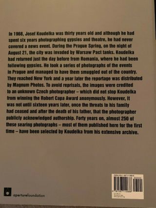 RARE SIGNED JOSEF KOUDELKA - Invasion 68 Prague BOOK 3