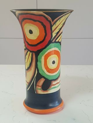 Art Deco Carlton Ware Handcraft Vase Hiawatha 3589 Rare