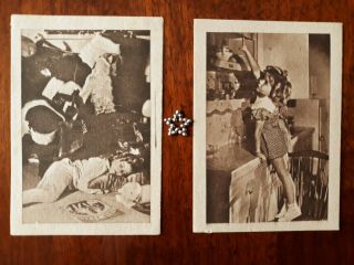 2 Photos Shirley Temple 9,  5 Cm /6,  5 Cm Vintage