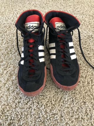 Rare Vintage Adidas Combat Speed Wrestling Shoes Size 8.  Built 05/99