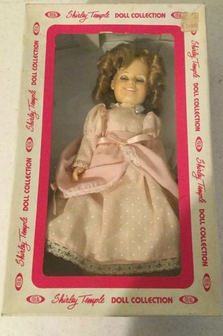 Vintage Shirley Temple Doll " The Little Colonel Ideal 12” Opened Box W Tags