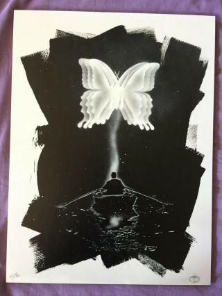 Nick Walker - The Messenger Rare Signed Numbered Limited Edition Print On Wood