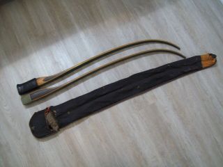 Rare Vintage Ben Pearson 55 Right Hand Take Down Recurve Bow W/sleeve