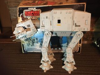 Rare 1981 Kenner Star Wars Empire Strikes Back At - At Walker W/box Complete