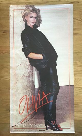 Huge Olivia Newton - John Poster,  Totally Hot,  Rare