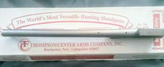 Rare Hard To Find Thompson Center Encore 15in Stainless Steel Barrel 22 - 250 REM 3