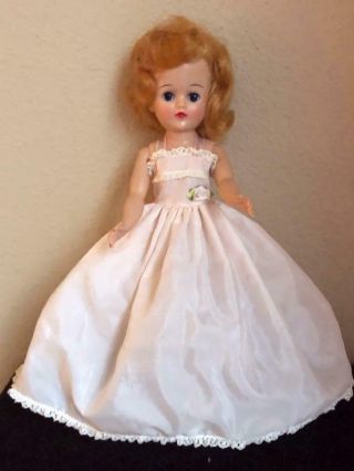 Vintage 10 " Vogue Jill Doll Tagged Dress Nightgown,  Vg/ex (gown Only)