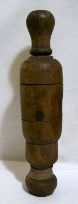 Antique Vintage Primitive Wooden Wine Bottle Corker Press 2