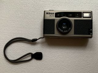 RARE Film Camera Nikon 35ti 35mm F/2.  8 Point & Shoot,  Japan Design 2