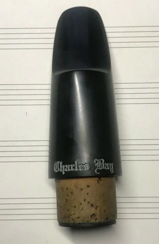 Charles Bay Alto Clarinet Mouthpiece - O - L - Made To Use W/alto Sax Reeds.  Rare