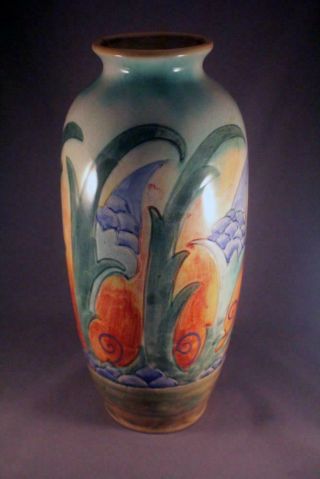 Rare Royal Doulton Frank Brangwyn Vase 11 5/8 " High - Perfect