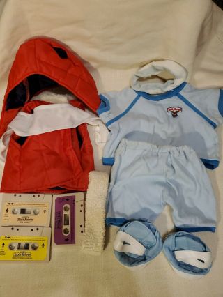 Vintage Teddy Ruxpin Clothing Outfits And Tapes The Airship Lullabies The Wooly