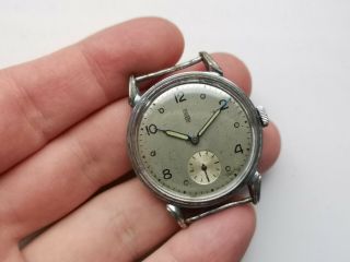 Rare Collectible Gub Glashutte Watch Cal.  61?? Military Serviced