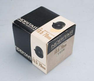 Graflex Norita 66 70mm F/3.  5 With Shutter W/box Very Rare