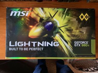(rare) Msi Gtx 980 Ti Lightning 6gb