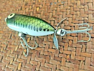 Vintage Heddon Tiny Torpedo Fish Scale Minnow Fishing Lure - Unfished 3