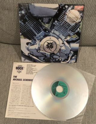 RARE Japan Laserdisc Michael Schenker Group Rock ' 84 in Japan LIVE 3