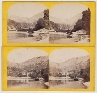 India Stereoviews X 21 - Views In Nynee Tal By J.  L.  Lyell,  Rare Set From The 1860s