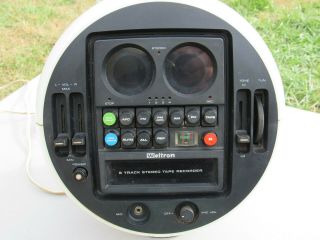 Rare Weltron,  Model 2010,  Space Helmet Am Fm - Stereo - Radio - 8 Track Recorder