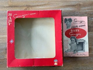 Vintage Cosmopolitan Baby Ginger Doll - Booklet & Box 631 - 159