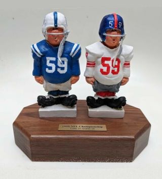 Rare.  1959 Nfl Championship By Fred Kail " 60 Year Anniversary " 1/12 Ap