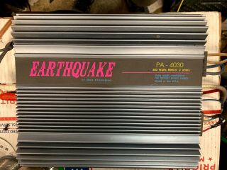 old school Earthquake of San Francisco Amplifier PA - 4030 Rare Amp great 2