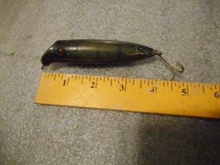 Unknown Wood Fishing Lure - Glass Eyed