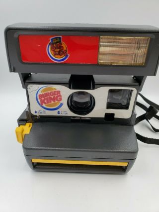 Rare Vintage Burger King Polaroid 600 Camera Film HTF 3