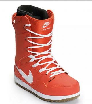 Nike Sb Vapen Snowboard Boots 447125 - 012 Red White Rare Sz 12