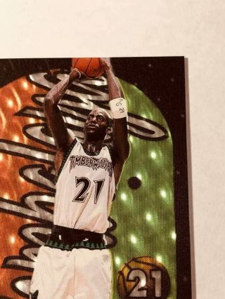 1997 - 98 E - X2001 Jambalaya UNCUT RARE Kevin Garnett Timberwolves 5 3